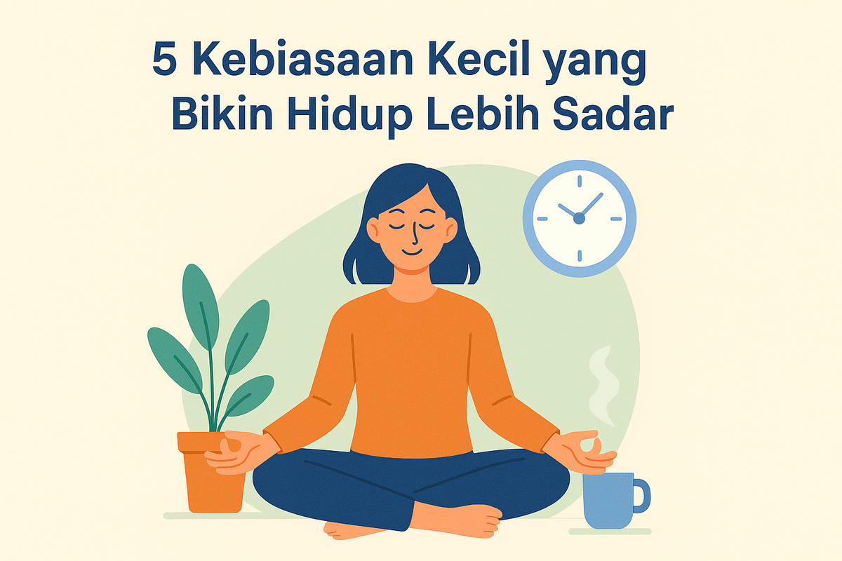 5 Kebiasaan Kecil yang Bikin Hidup Lebih Sadar