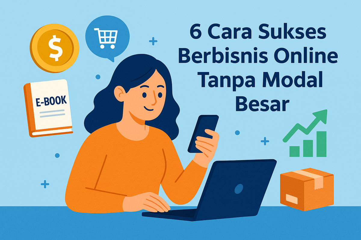 6 Cara Sukses Berbisnis Online Tanpa Modal Besar