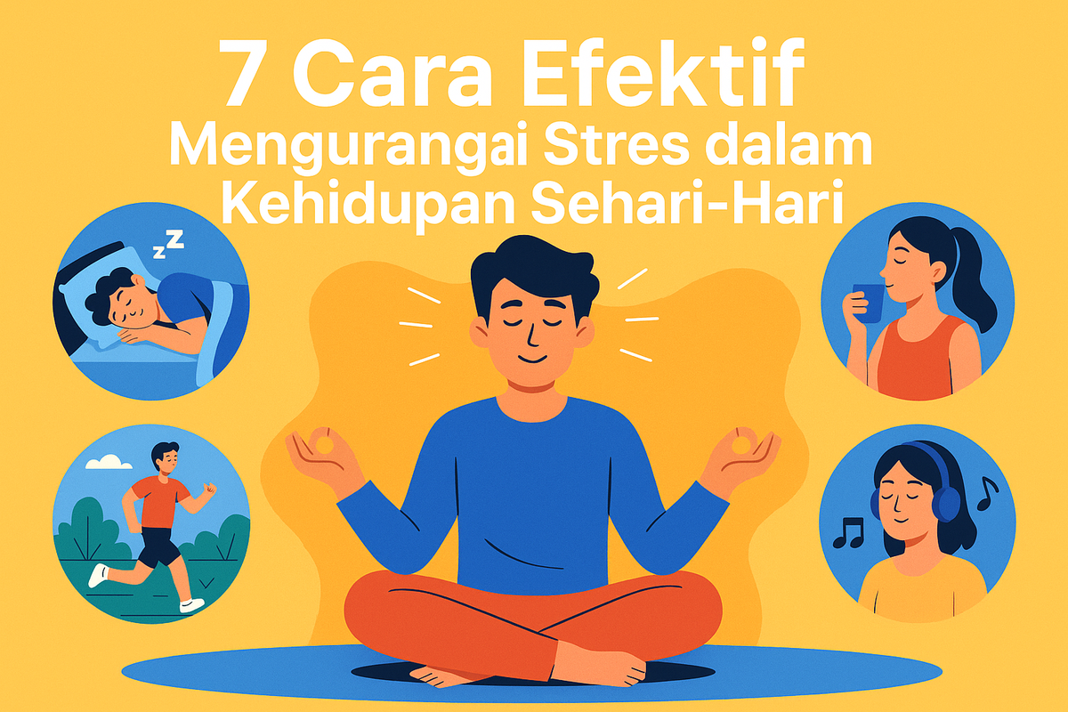7 Cara Efektif Mengurangi Stres dalam Kehidupan Sehari-hari