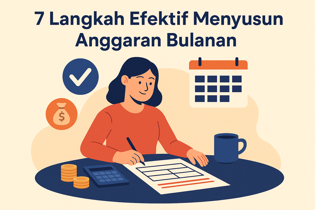 7 Langkah Efektif Menyusun Anggaran Bulanan