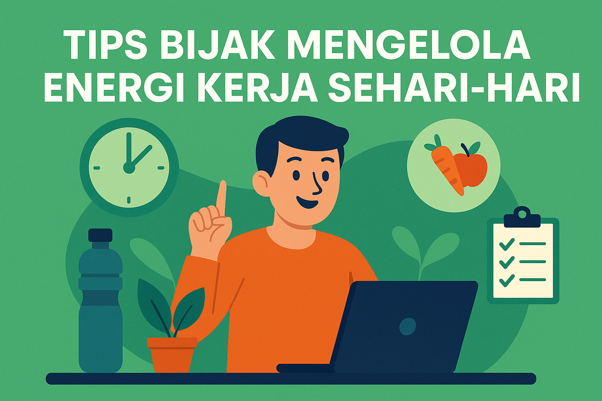 Tips Bijak Mengelola Energi Kerja Sehari-hari