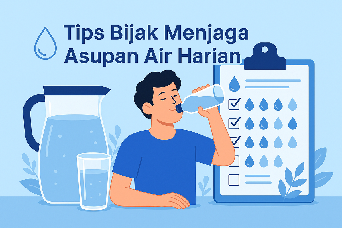 Tips Bijak Menjaga Asupan Air Harian