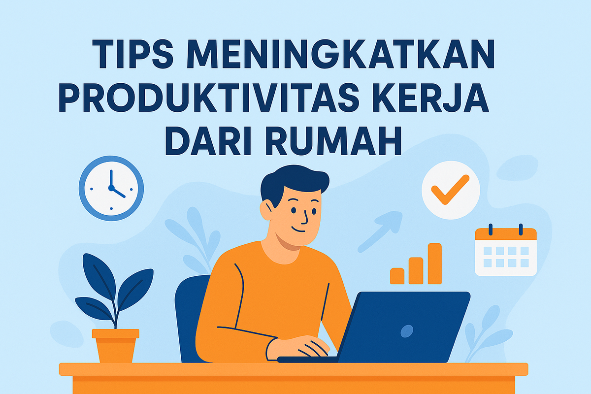 Tips Meningkatkan Produktivitas Kerja dari Rumah